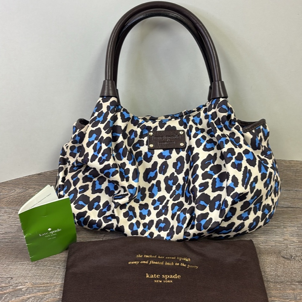 LIKE NEW Kate Spade New York Karen ‘Into the Wild’ Satchel - Picture 2 of 12